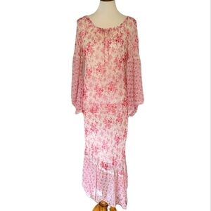 Vintage - Robbie Bee Silk Floral Skirt Set